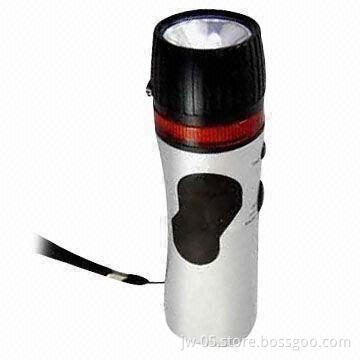 Dynamo 3-LED Bright Torch with AM/FM Radio and Siren/Alarm Functions